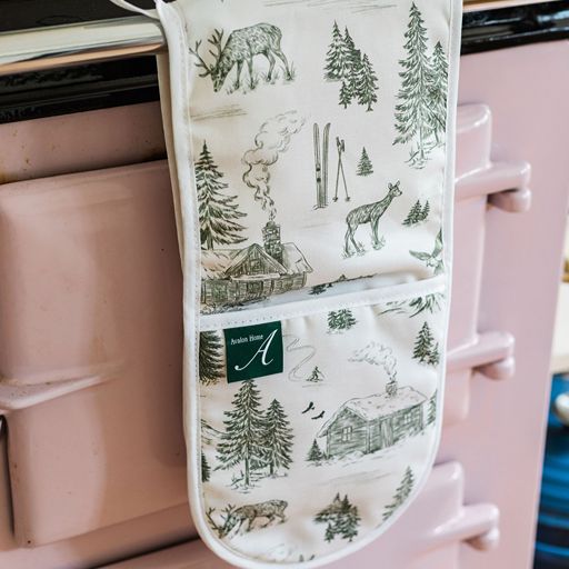 Festive Toile - Forest Oven Glove
