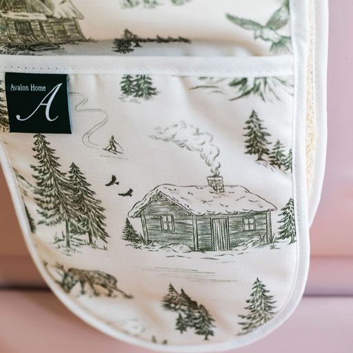 Festive Toile - Forest Oven Glove