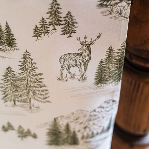 Festive Toile - Forest Table Runner
