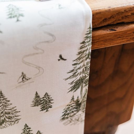 Festive Toile - Forest Table Runner