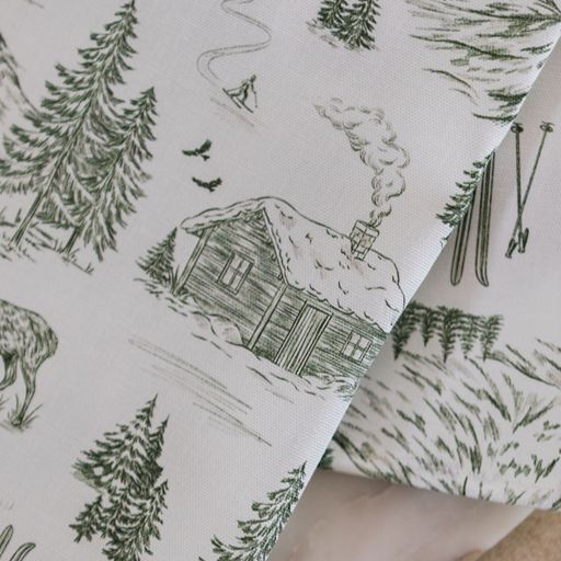 Festive Toile - Forest Tea Towel