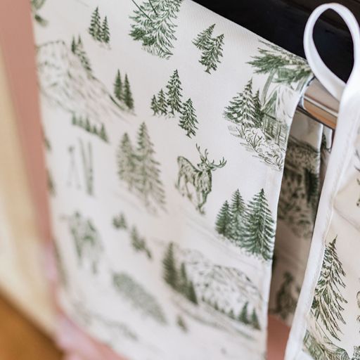 Festive Toile - Forest Tea Towel