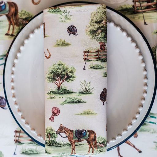 Horse Girl Chic Napkin (Pair)