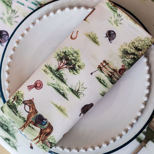 Horse Girl Chic Napkin (Pair)