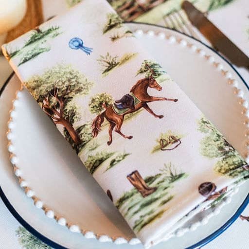 Horse Girl Chic Napkin (Pair)