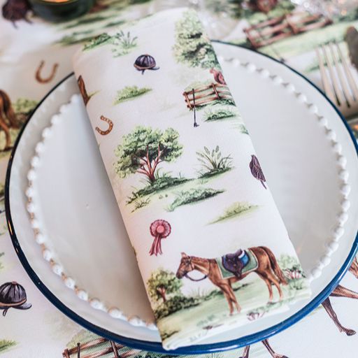 Horse Girl Chic Napkin (Pair)