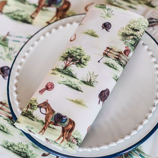 Horse Girl Chic Napkin (Pair)