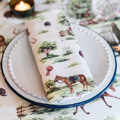 Horse Girl Chic Napkin (Pair)