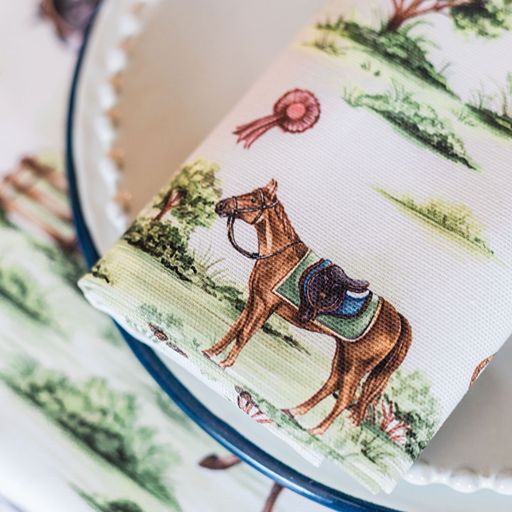 Horse Girl Chic Napkin (Pair)