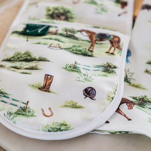 Horse Girl Chic Oven Glove