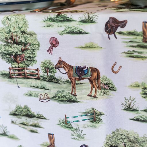 Horse Girl Chic Tablecloth