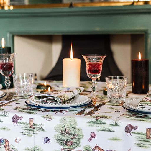 Horse Girl Chic Tablecloth