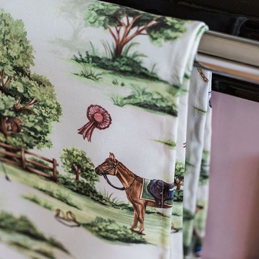 Horse Girl Chic Tea Towel