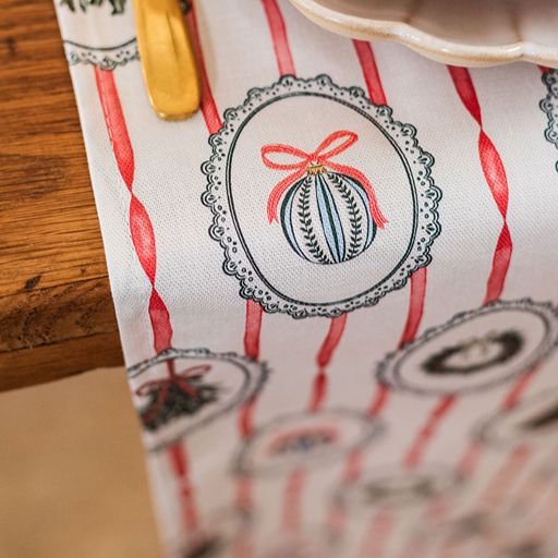 Stripe the Halls Table Runner