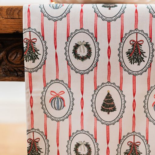 Stripe the Halls Table Runner