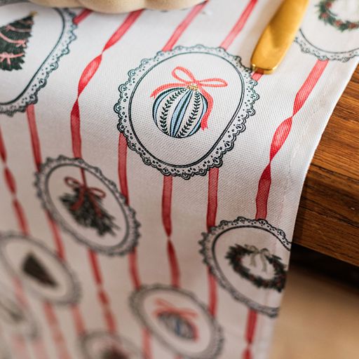Stripe the Halls Table Runner