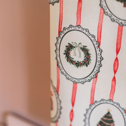 Stripe the Halls Tea Towel - Shipping September