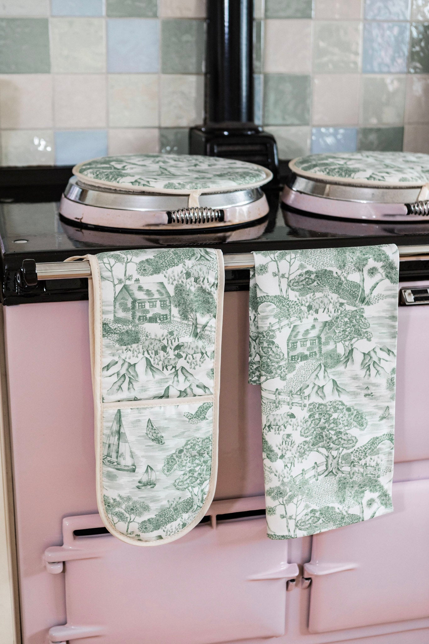 Lake District Toile Tea Towel