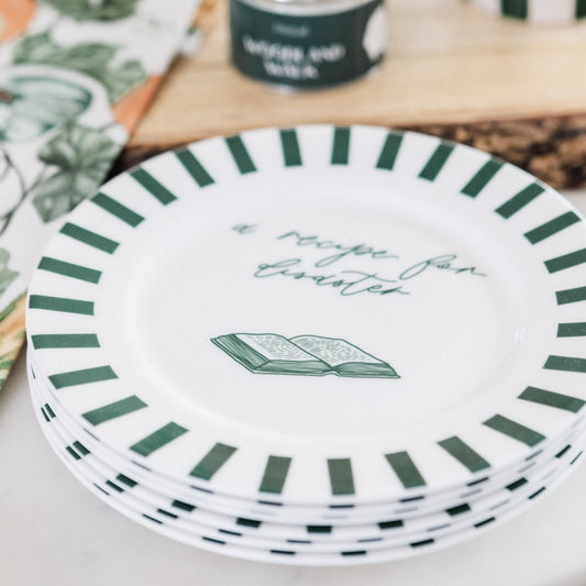 Bone China Plates - Set Of 6
