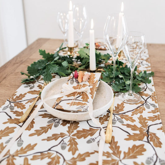 Golden Oak Table Runner