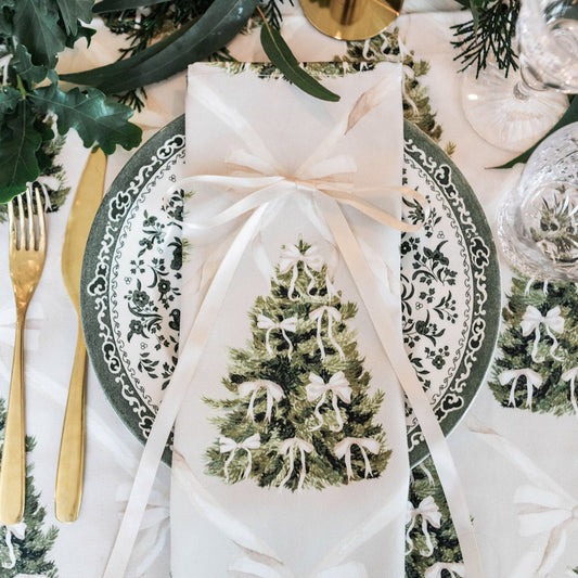 Forest of Cream Napkin (Pair) - Despatching November