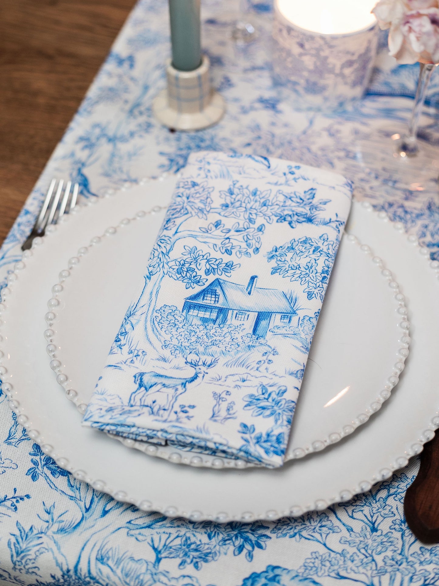 Toile de Jouy - Pair of Napkins