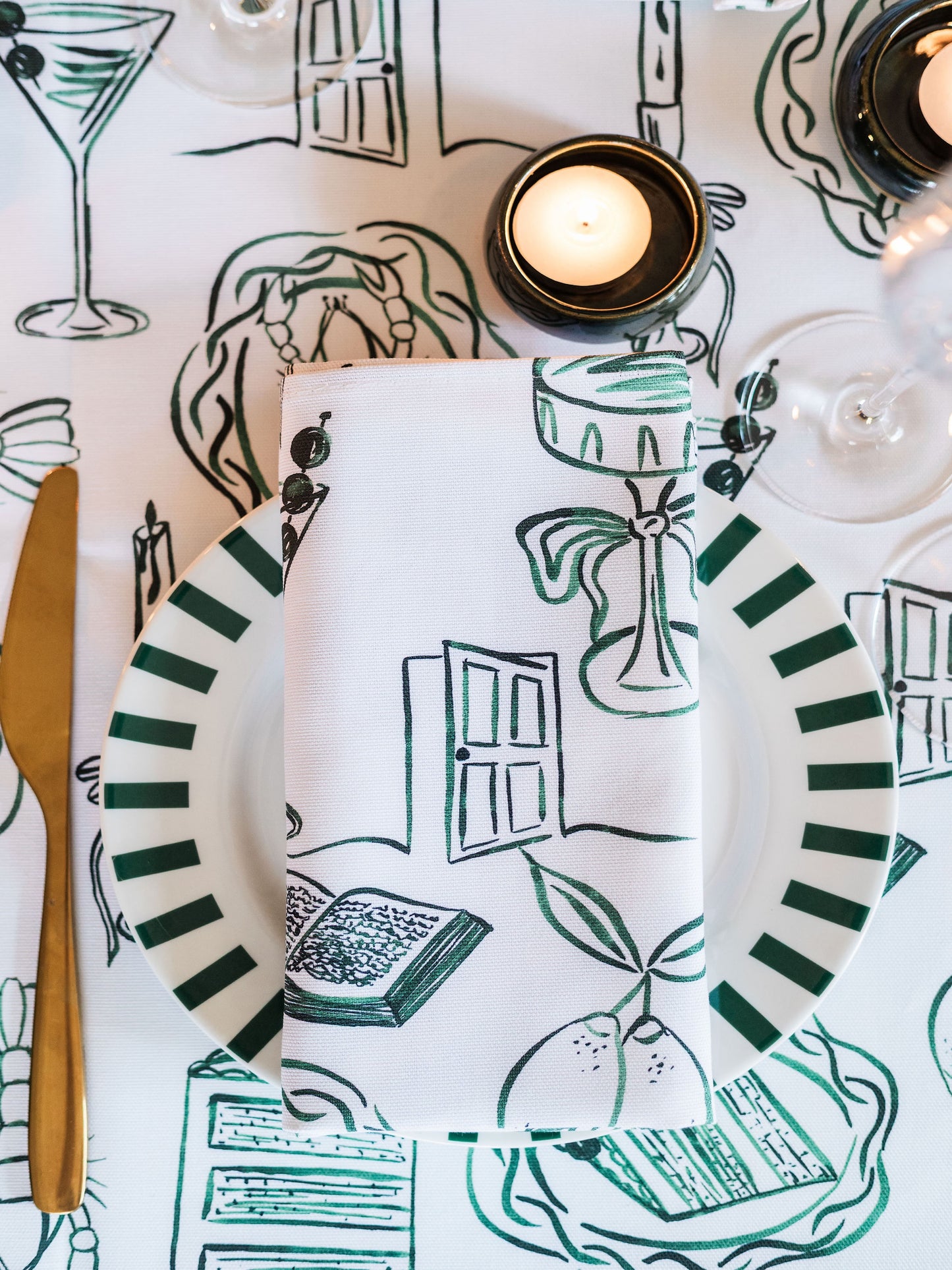 Just A Girl Napkins (Pair)