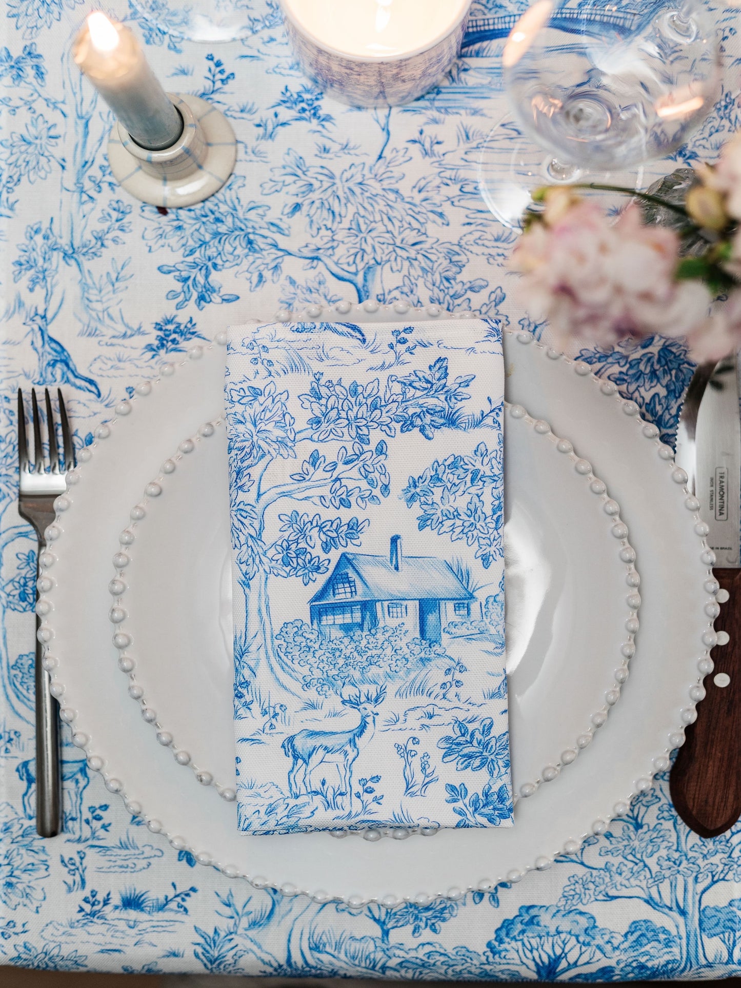 Toile de Jouy - Pair of Napkins
