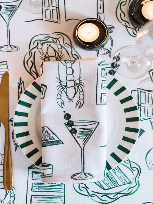 Just A Girl Napkins (Pair)