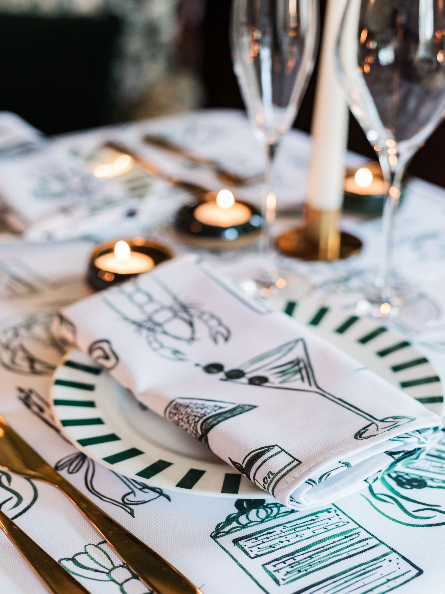 Just A Girl Napkins (Pair)