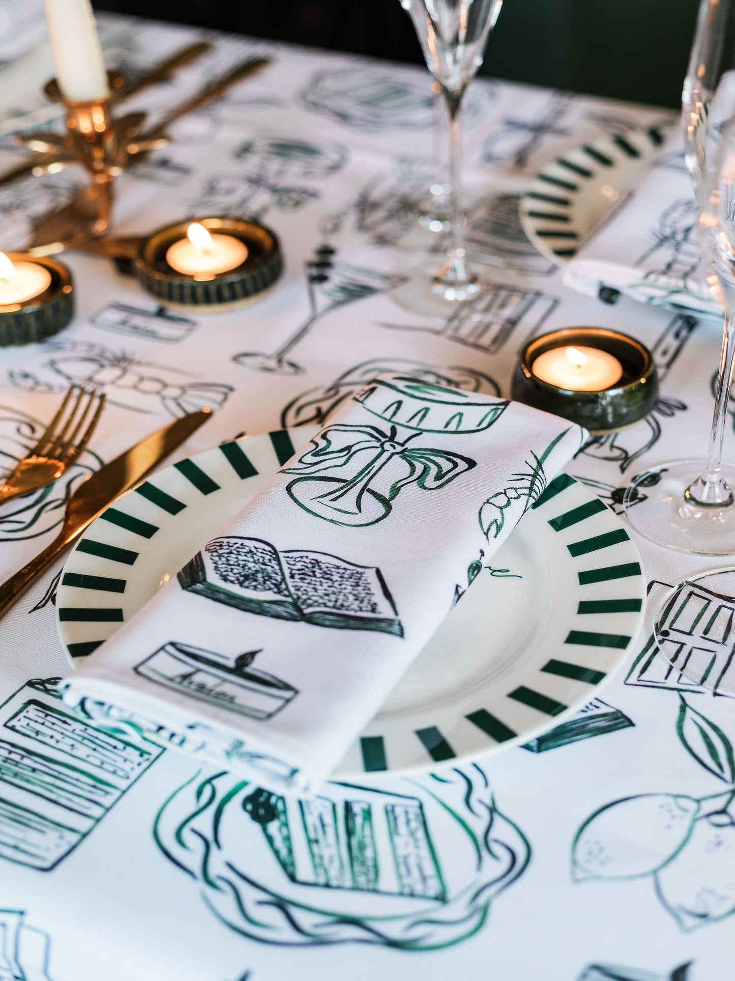 Just A Girl Napkins (Pair)