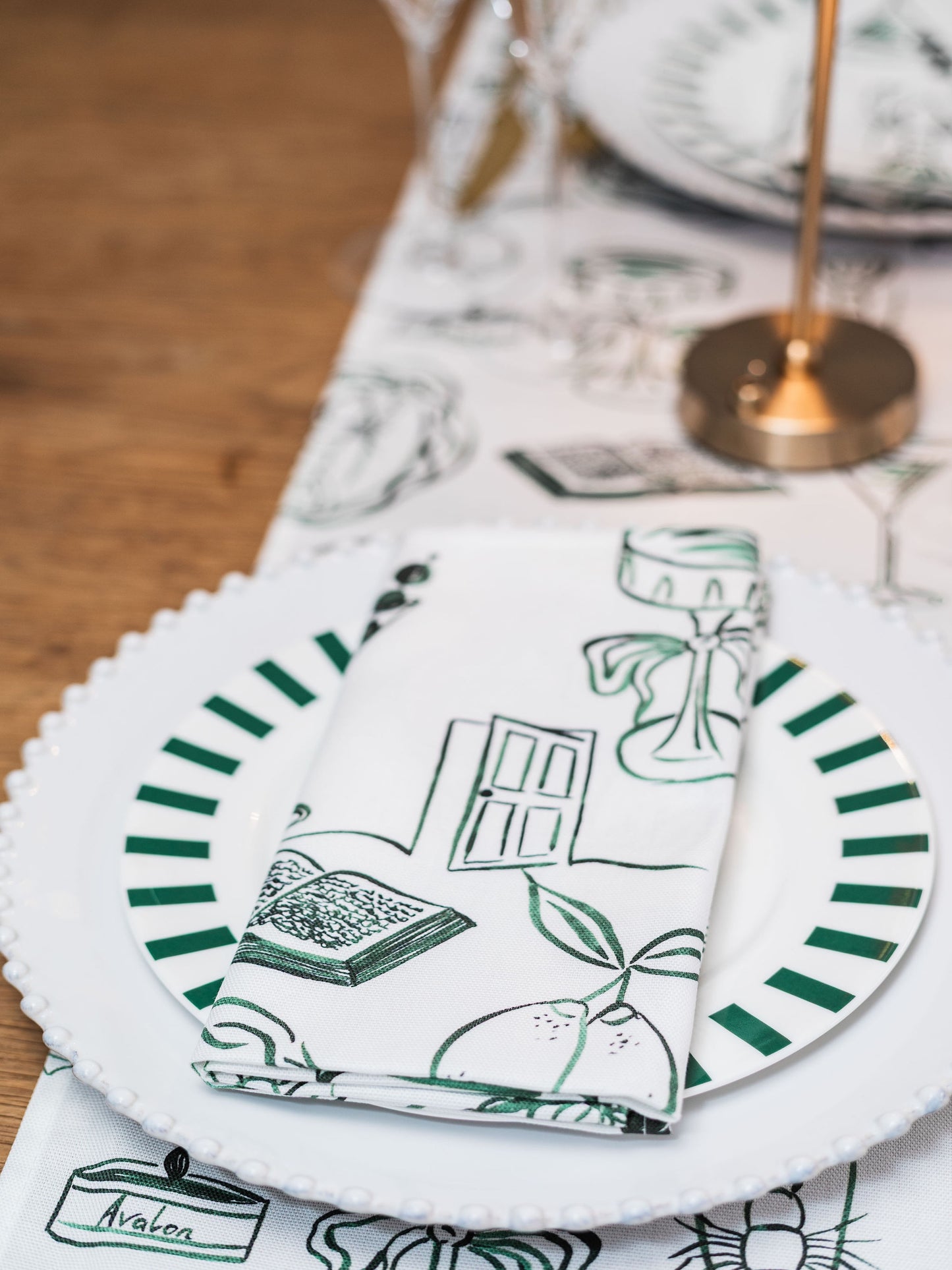 Just A Girl Napkins (Pair)