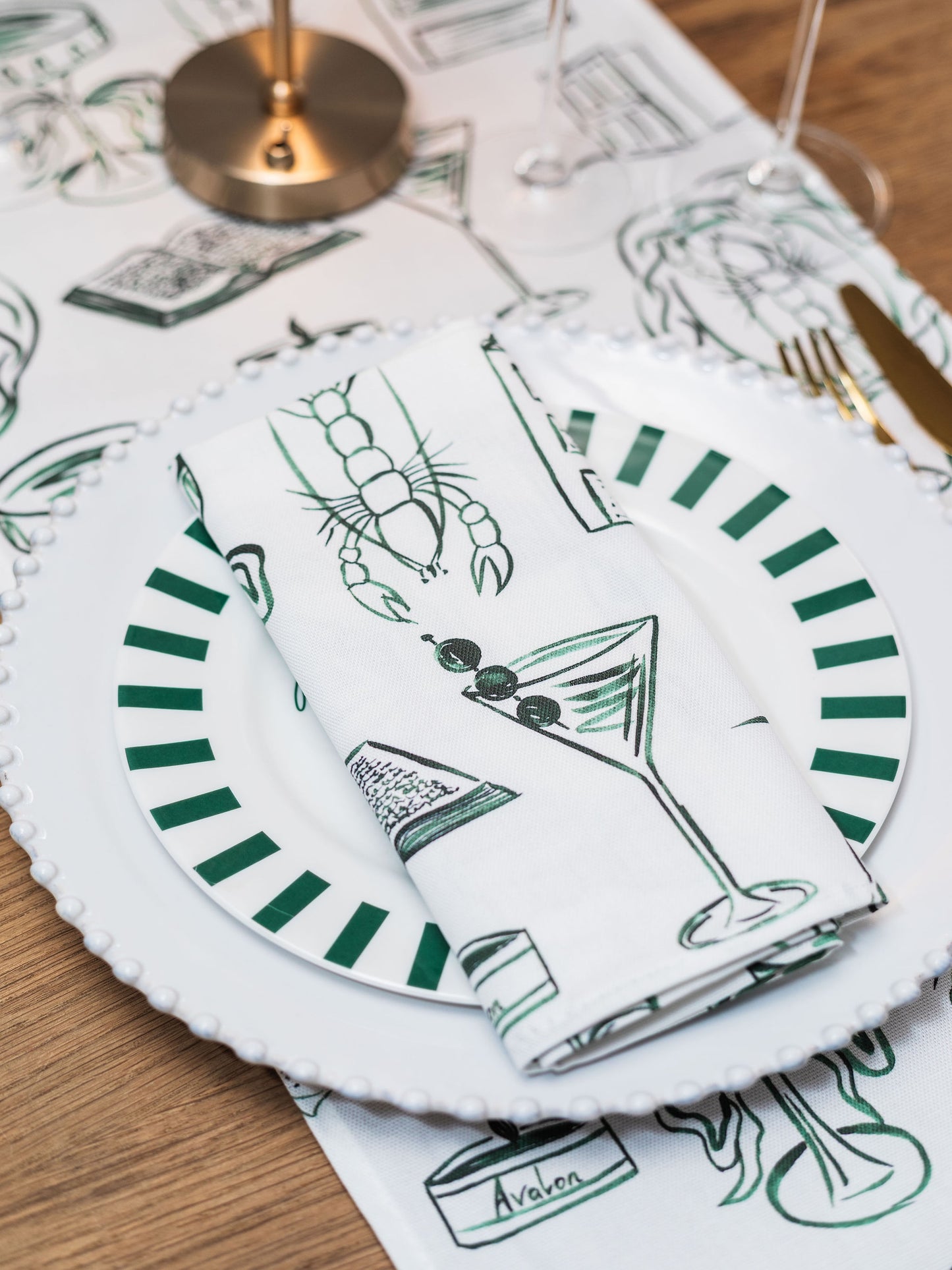 Just A Girl Napkins (Pair)