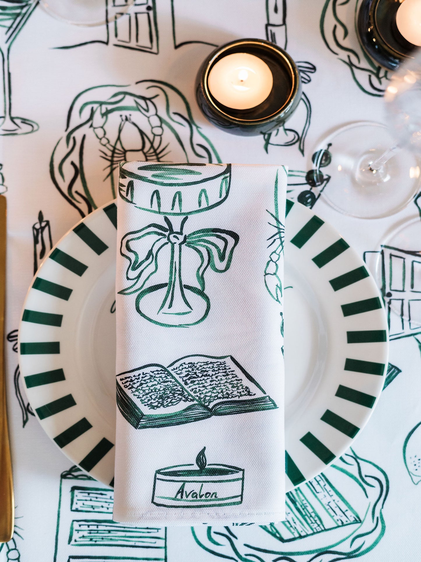 Just A Girl Napkins (Pair)