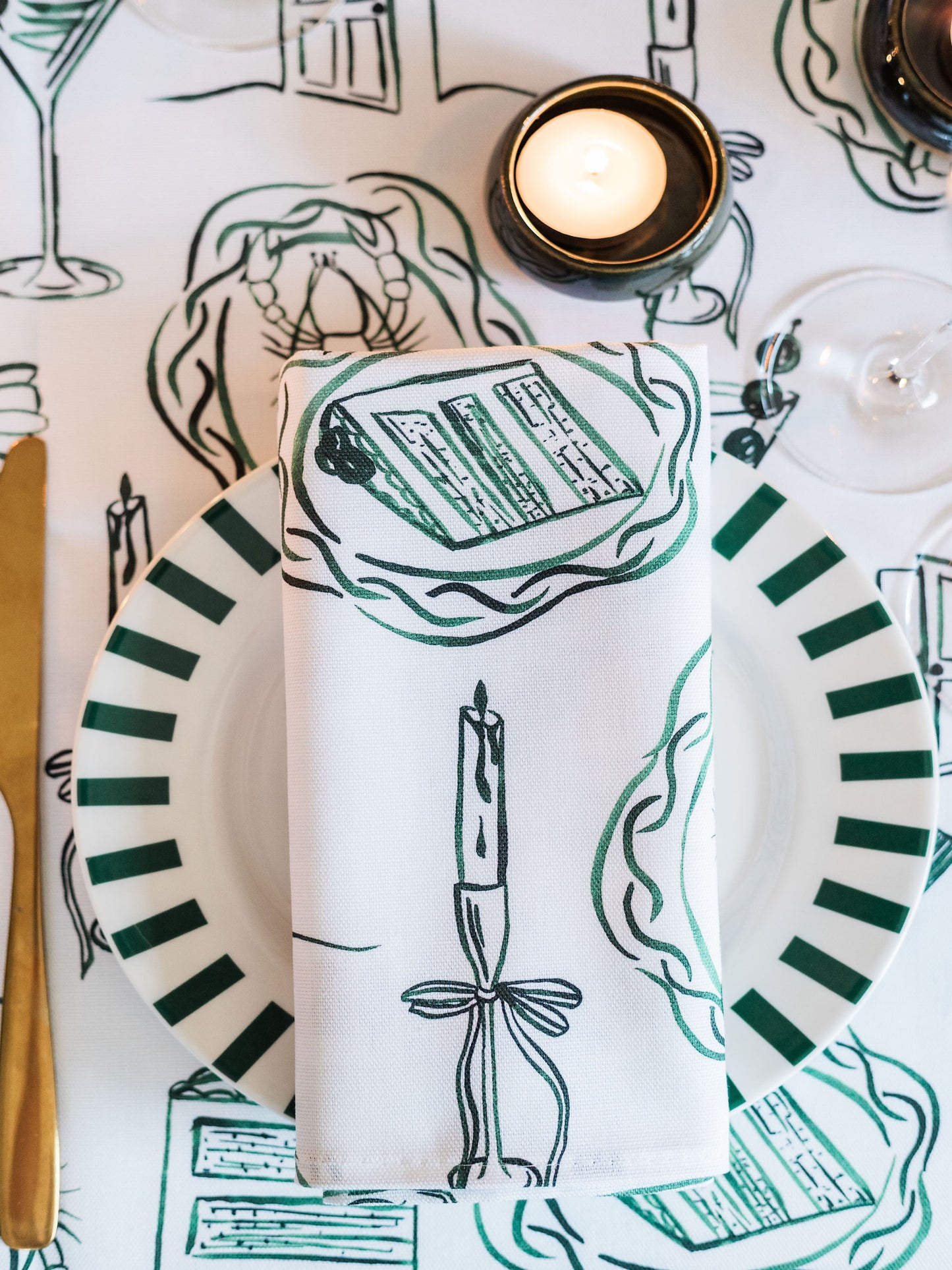Just A Girl Napkins (Pair)