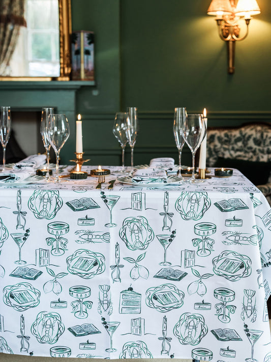 Just A Girl Tablecloth