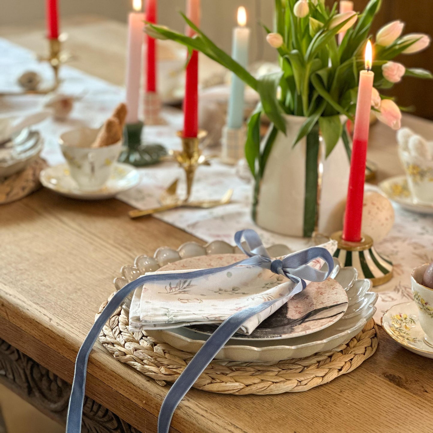 Bunnies and Bows Table Runner
