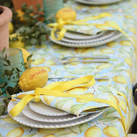 Summer Lemons Tablecloth