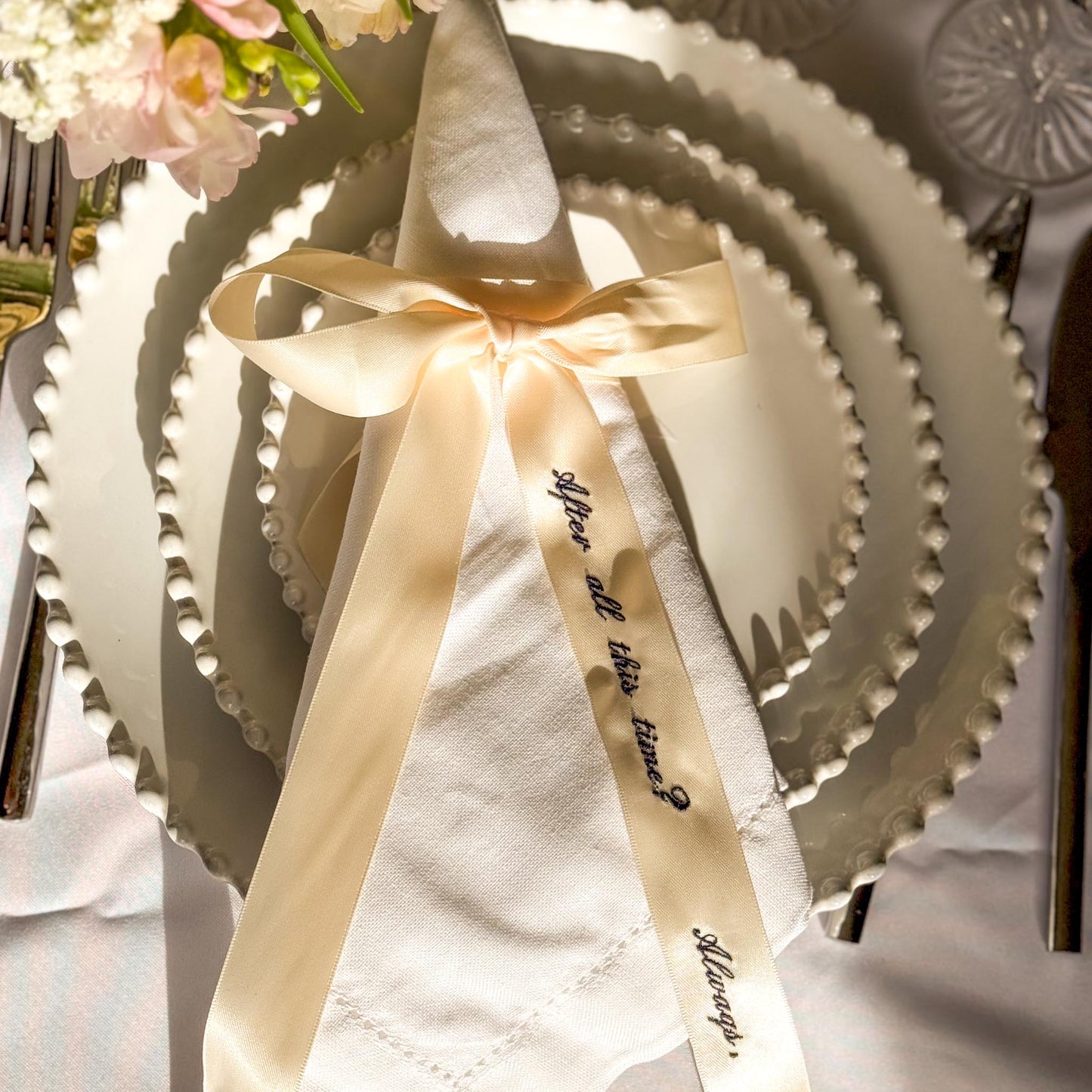Personalised Satin Ribbon - 20 Characters