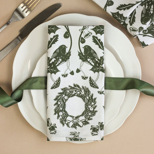 Forest Stag Napkins (Pair)