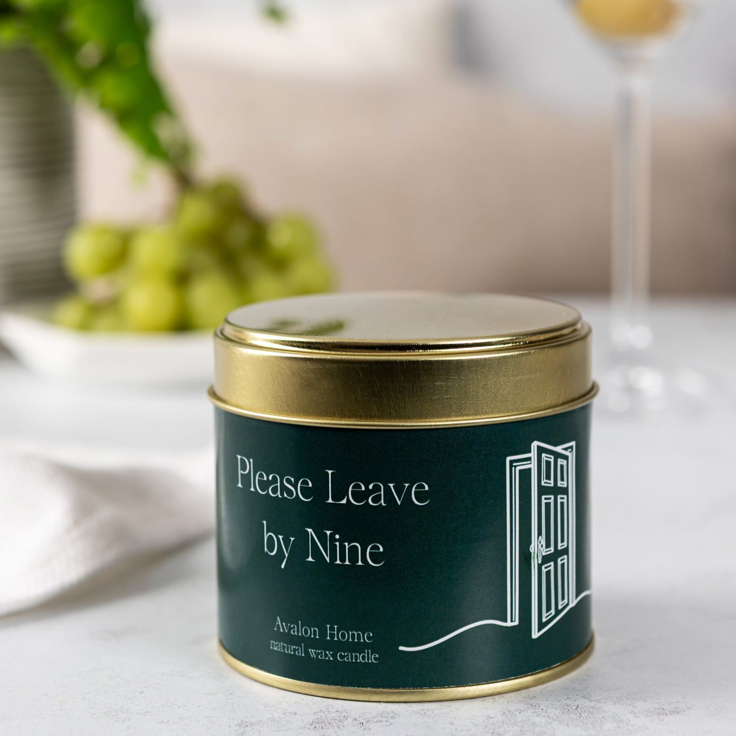 Highly Strung Tin Candle