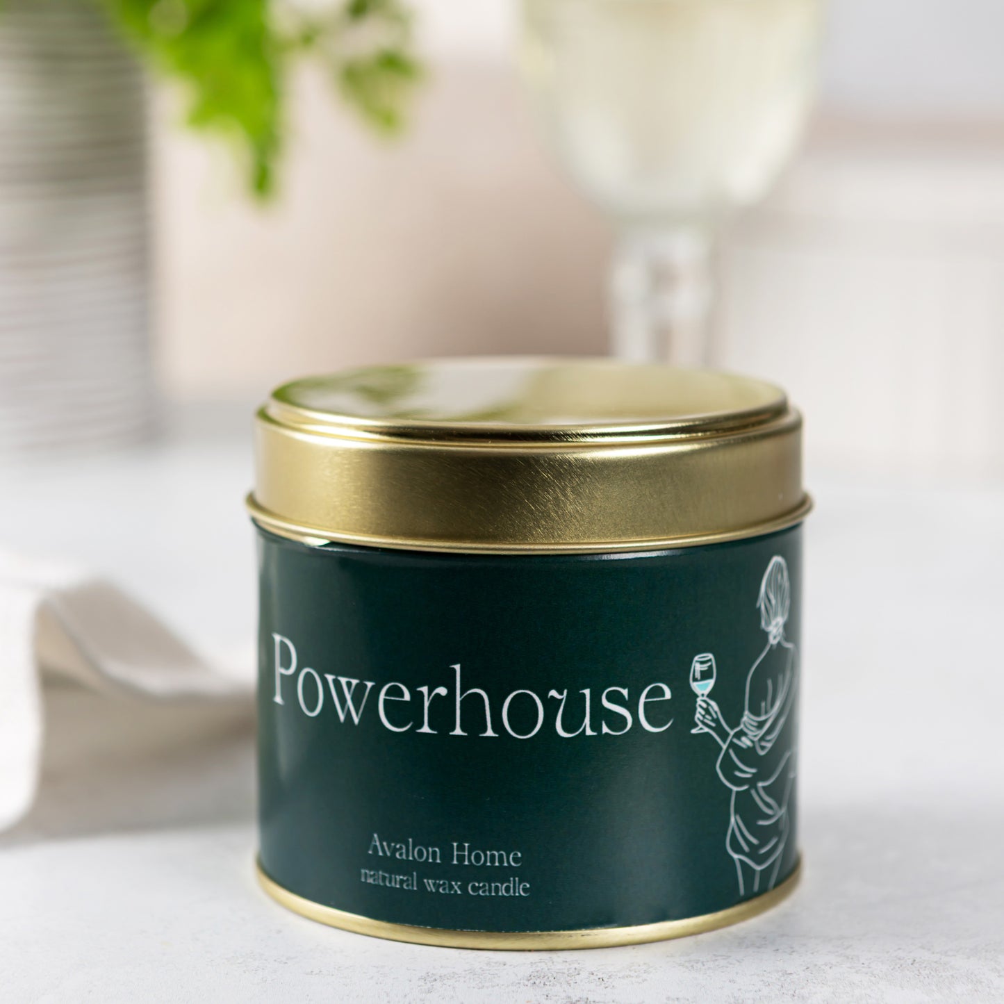 Powerhouse Tin Candle