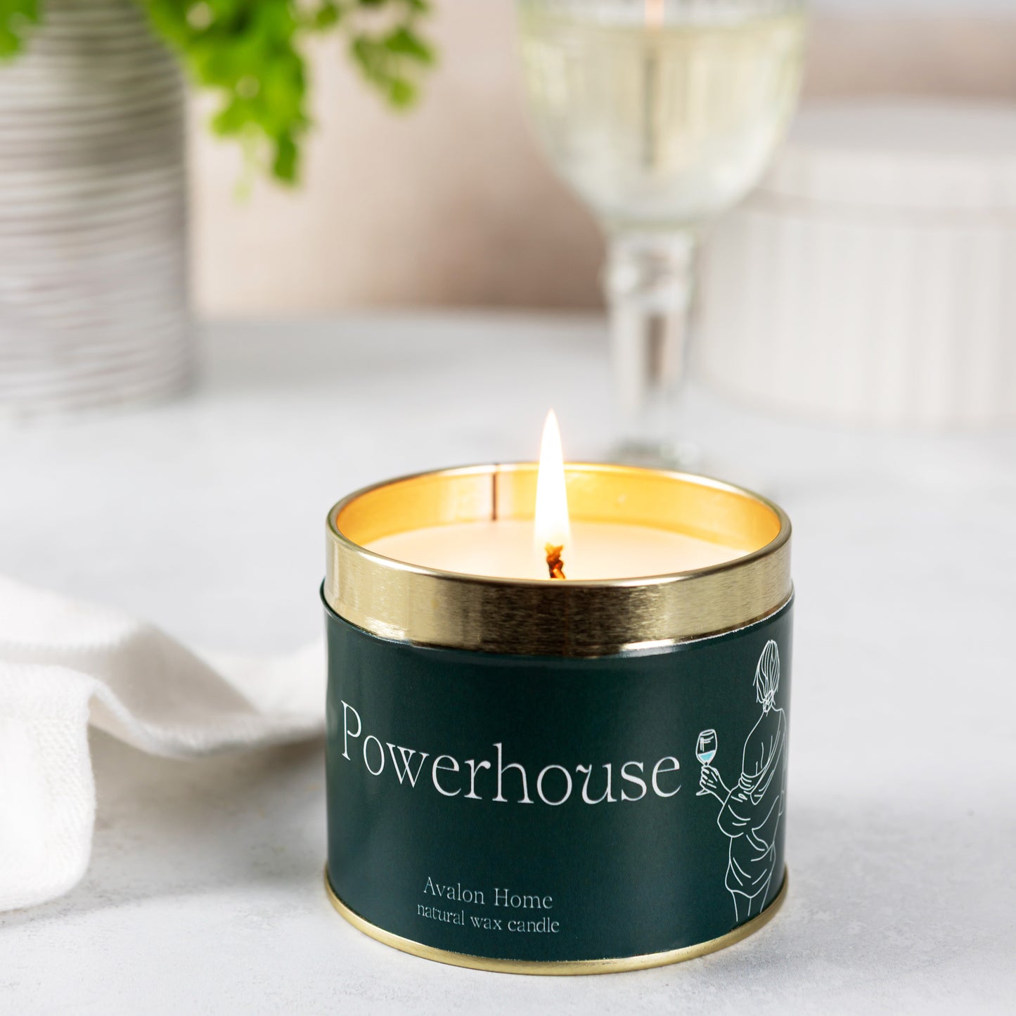 Powerhouse Tin Candle