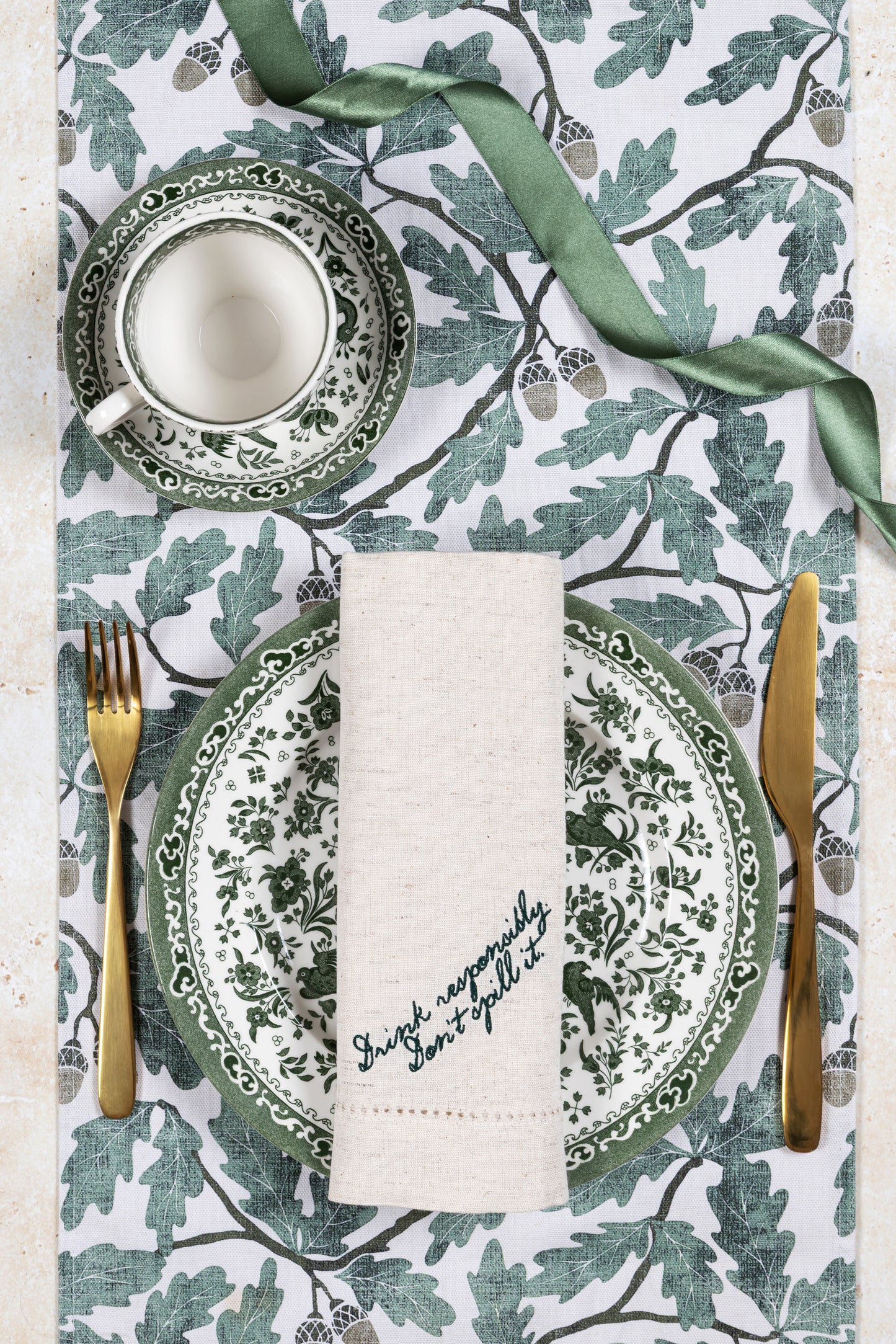 Drink Responsibly, Don't Spill It Napkins (Pair)
