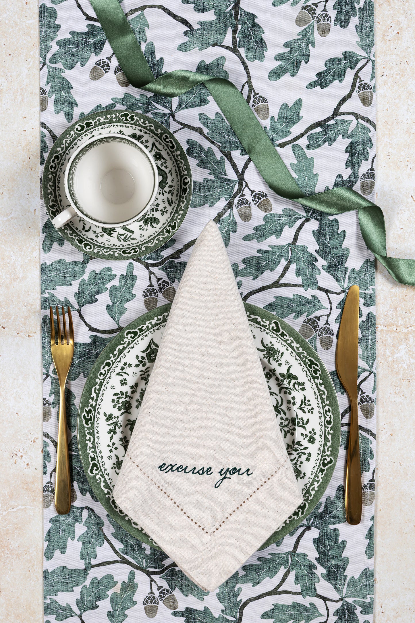 The Manners Collection- Embroidered Napkin Gift Set