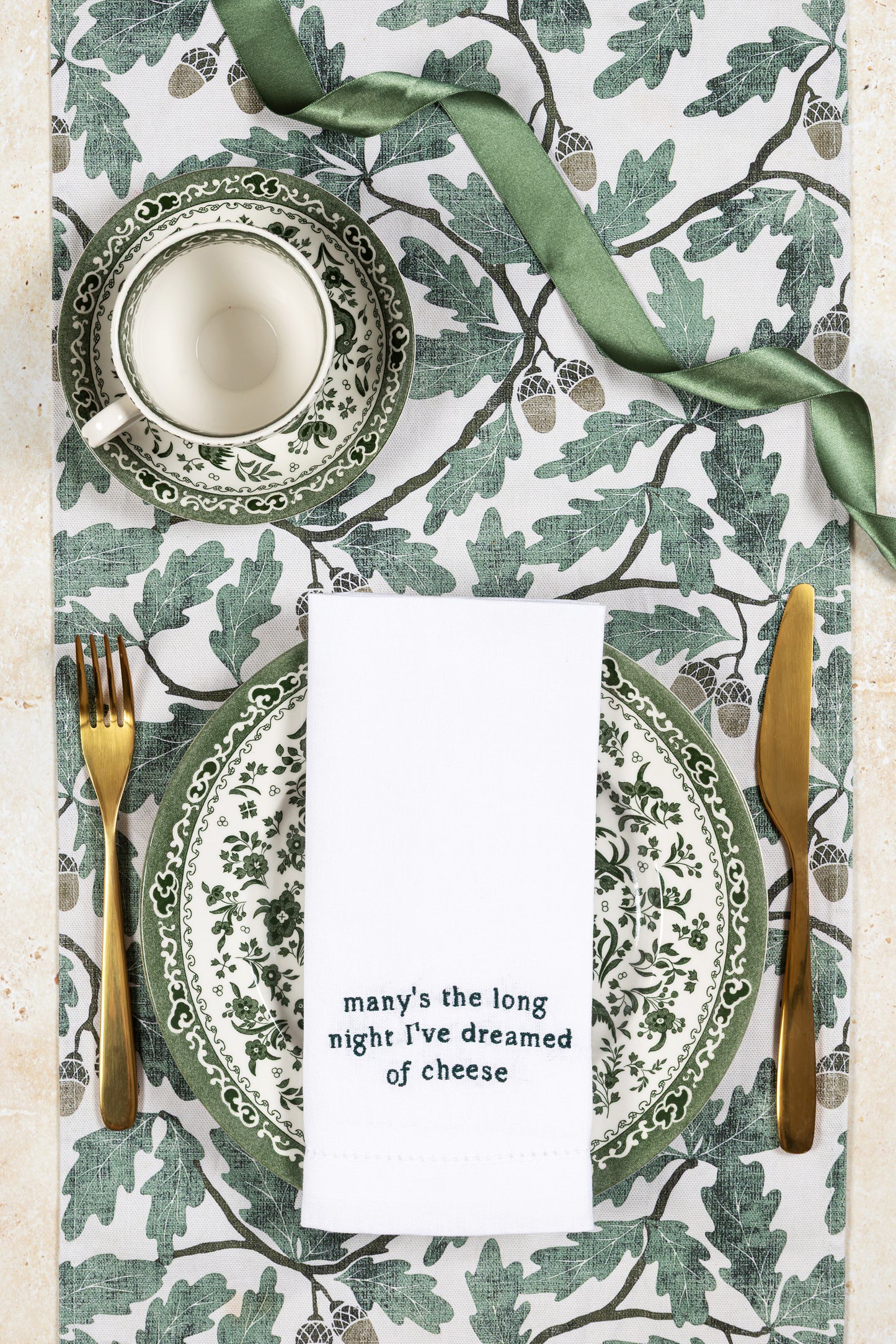 The Literary Collection- Embroidered Napkin Gift Set