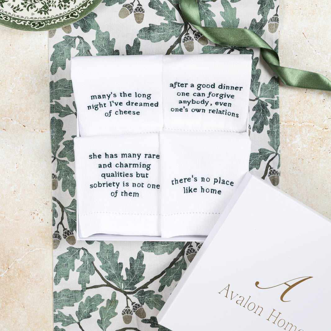 Cotton Napkins Collection | Luxury Napkins | Avalon Home UK