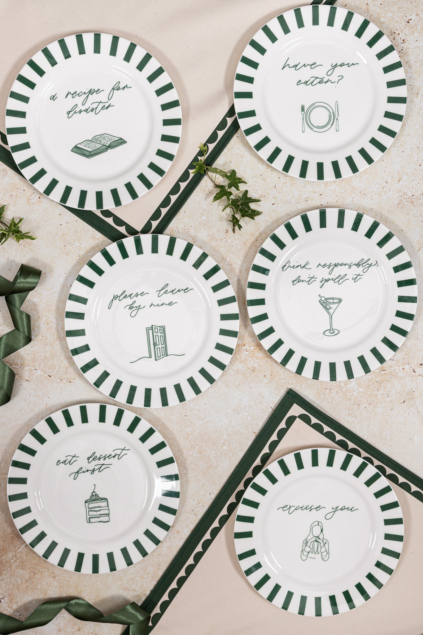 Excuse You Bone China Plate