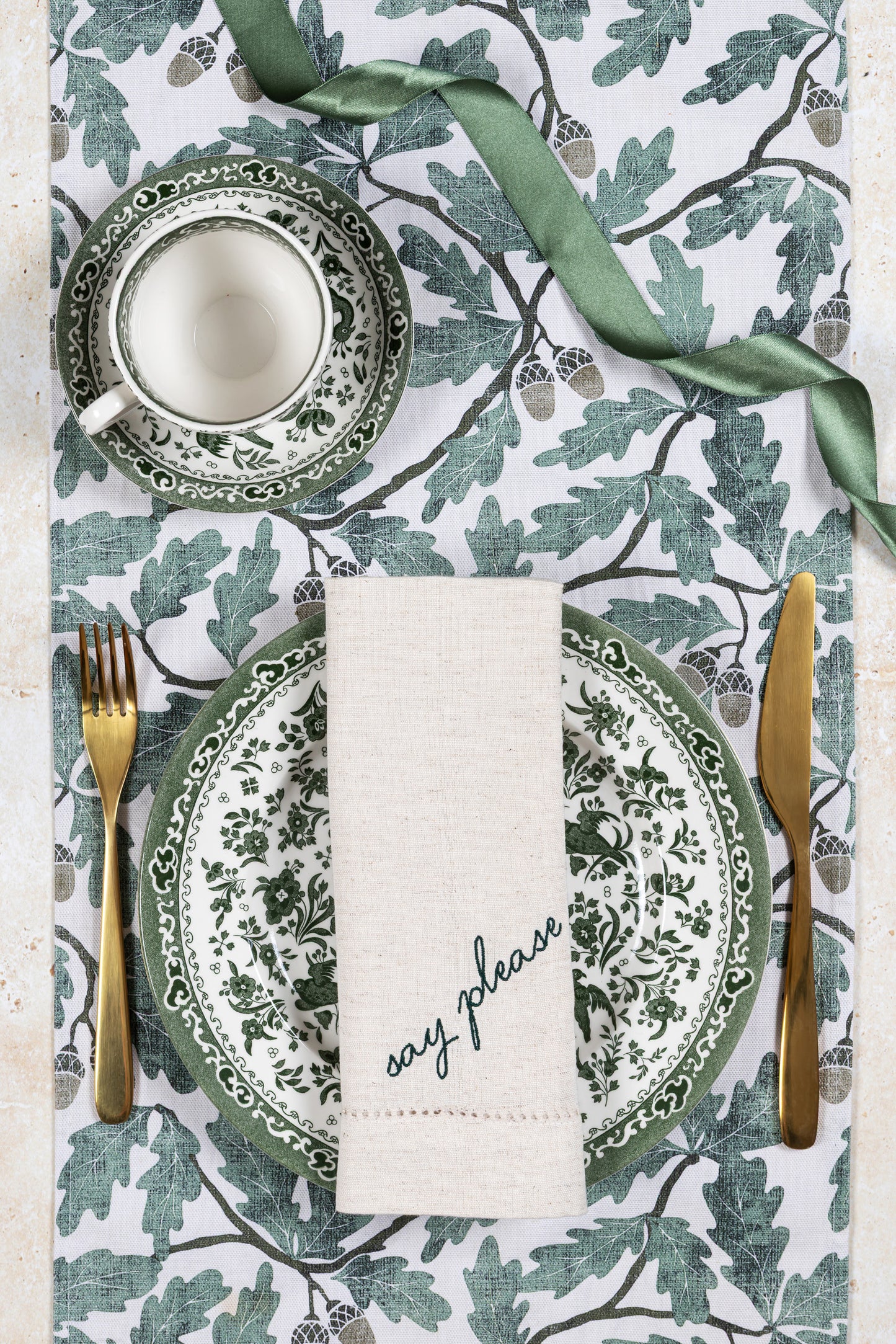 The Manners Collection- Embroidered Napkin Gift Set