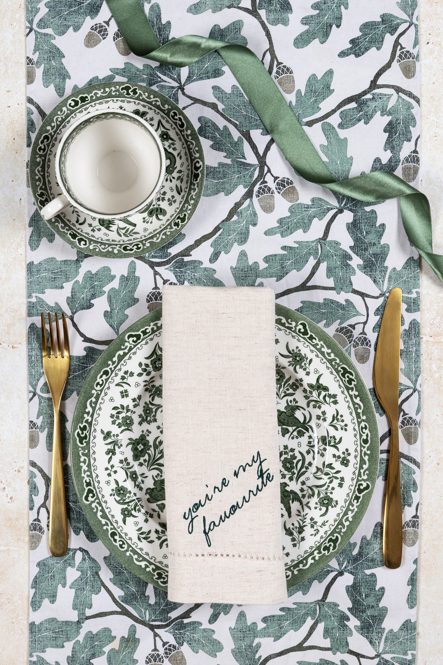You're my Favourite Embroidered Napkins (Pair)